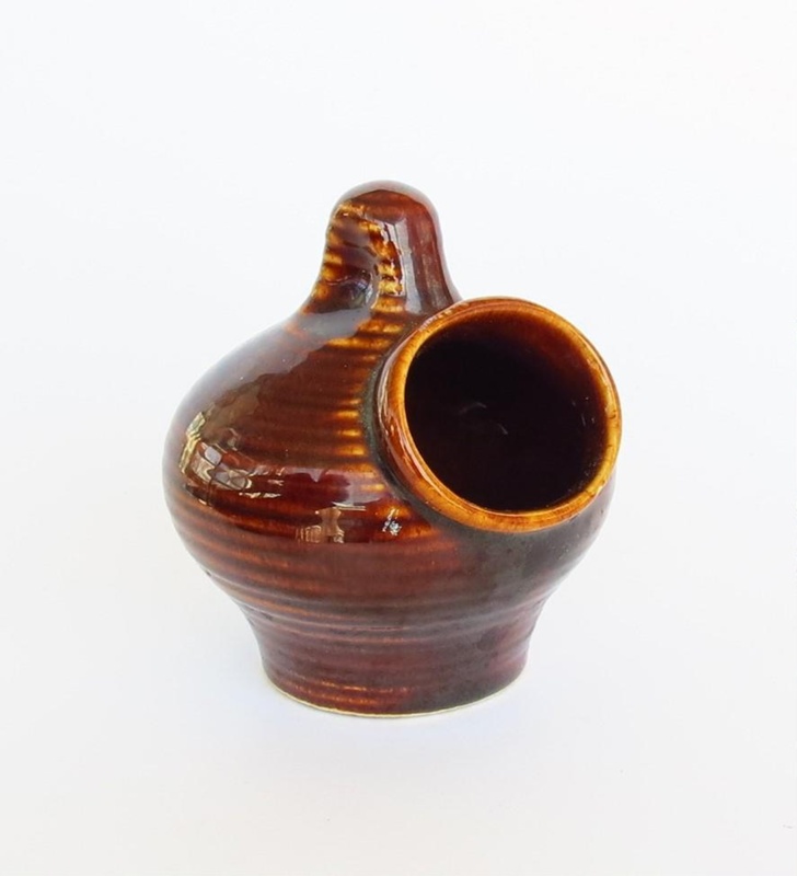 Salt pig; Crown Lynn Potteries Limited; 1974; 2016.48.68