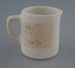 Cream jug - bisque; Crown Lynn Potteries Limited; 1967-1989; 2009.1.395