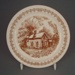 Bread and butter plate - Heritage pattern; Crown Lynn Potteries Limited; 1980-1985; 2008.1.1477