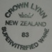 Bread and butter plate - Army; Crown Lynn Potteries Limited; 1983; 2009.1.881