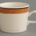 Cup - banded; Crown Lynn Potteries Limited; 1976-1989; 2008.1.14