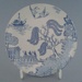 Bread and butter plate - Willow pattern; Crown Lynn Potteries Limited; 1968-1975; 2008.1.1919