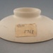 Casserole and lid - bisque; Crown Lynn Potteries Limited; 1977-1989; 2009.1.764.1-2