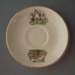 Child's saucer - nursery theme; Crown Lynn Potteries Limited; 1948-1955; 2008.1.1299