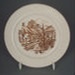 Bread and butter plate - Tradition pattern; Crown Lynn Potteries Limited; 1969-1989; 2008.1.1483