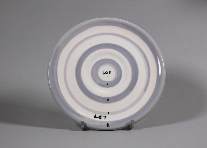Saucer - test; Studio Ceramics NZ Ltd; 2017.1.294