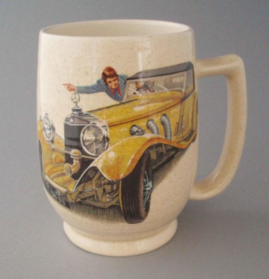 Beer stein - vintage car; Luke Adams Pottery Limited; 1969-1975; 2008.1.1817