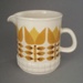 Cream jug - floral; Titian Potteries (1965) Limited; 1971-1980; 2008.1.848