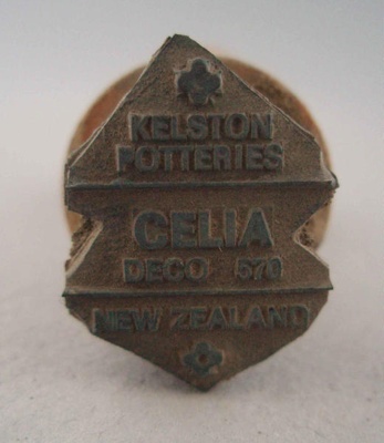 Backstamp - Celia; Crown Lynn Potteries Limited; 1970-1985; 2008.1.2182