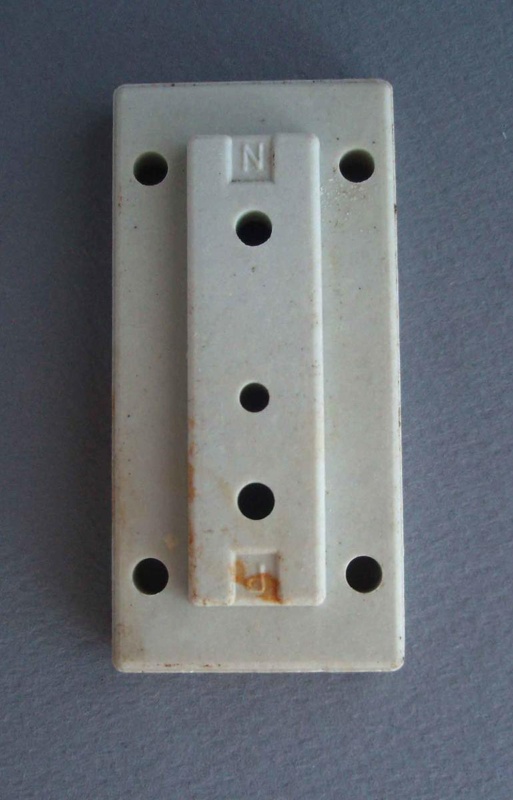 Electrical insulator; Crown Lynn Technical Ceramics Limited; 1940-1980; 2010.1.20
