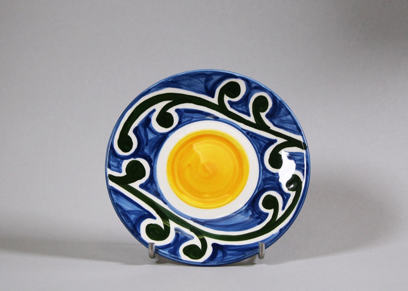 Saucer - Koru; Studio Ceramics NZ Ltd; 2017.1.183