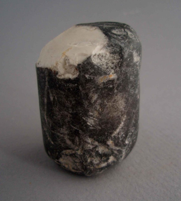 Ceramic cylindrical block; Unknown; 1950-1989; 2009.1.1919 Ceramic cylindrical block; Unknown; 1950-1989; 2009.1.1919