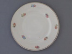 Side plate - floral teaset; Crown Lynn Potteries Limited; 1948-1955; 2014.8.15