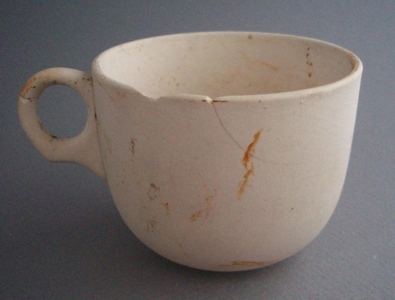Cup - bisque; Crown Lynn Potteries Limited; 1965-1989; 2009.1.118