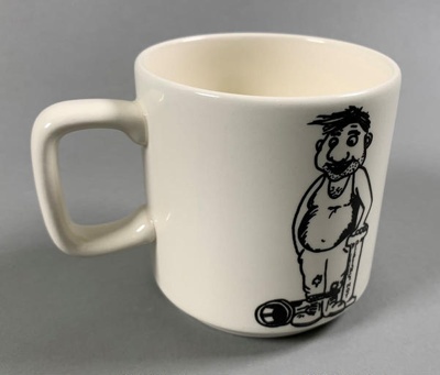 Mug - Ceramco; Crown Lynn Potteries Limited; 1974-1989; 2017.21.1