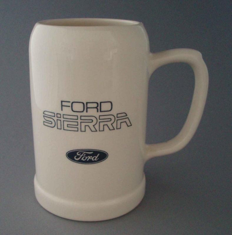 Beer stein - Ford Sierra; Crown Lynn Potteries Limited; 1983-1989; 2008.1.1832