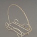 Trough with wire frame; Crown Lynn Potteries Limited; 1960-1975; 2008.1.1117.1-2