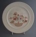 Dinner plate - country scene; Crown Lynn Potteries Limited; 1982-1989; 2008.1.1539