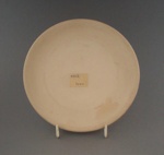 Bread and butter plate - bisque; Crown Lynn Potteries Limited; 1969-1989; 2009.1.1329