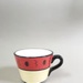Cup - Espresso pattern; Studio Ceramics NZ Ltd; 2003; 2017.1.97