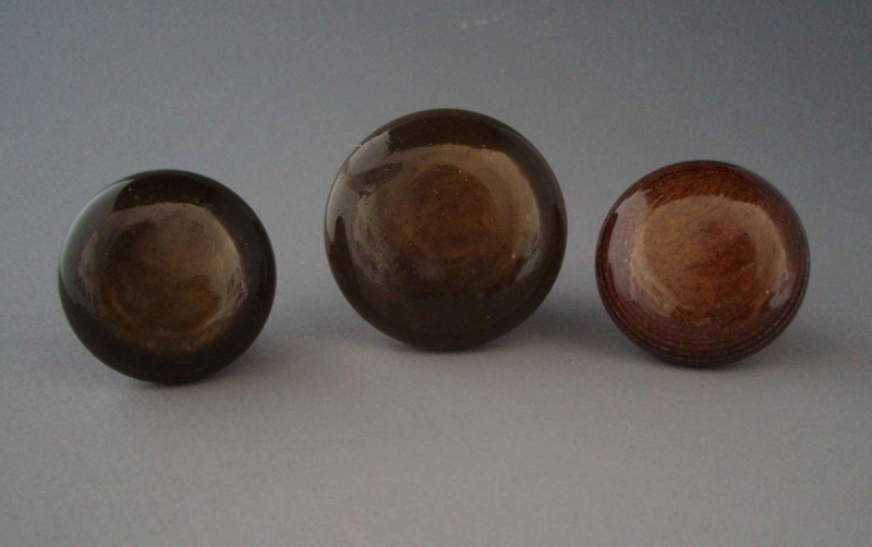 Handles; Crown Lynn Technical Ceramics Limited; 1976-1989; 2009.1.1824.1-3