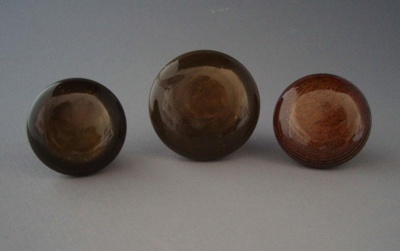 Handles; Crown Lynn Technical Ceramics Limited; 1976-1989; 2009.1.1824.1-3