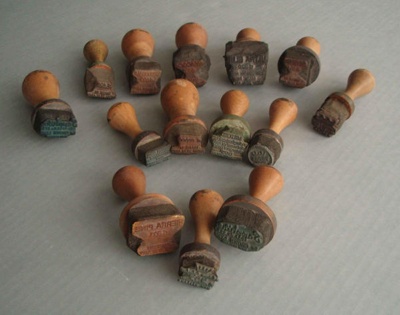 Backstamps - decoration names x14; Crown Lynn Potteries Limited; 1965-1989; 2009.1.564.1-14