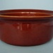 Casserole and lid - Pioneer pattern; Crown Lynn Potteries Limited; 1979-1989; 2008.1.553.1-2