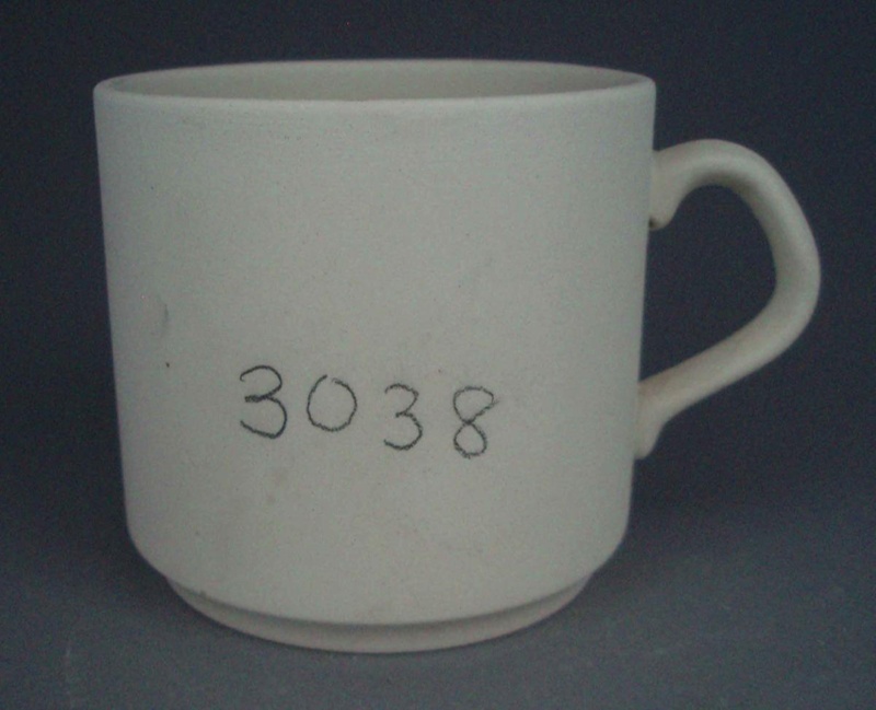 Cup - bisque; Crown Lynn Potteries Limited; 1975-1989; 2008.1.2728