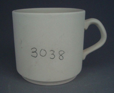 Cup - bisque; Crown Lynn Potteries Limited; 1975-1989; 2008.1.2728