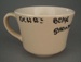 Cup - trial; Crown Lynn Potteries Limited; 1981-1989; 2008.1.1766