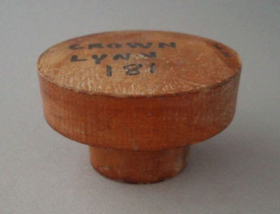 Wooden pattern - Prouty part; Unknown; 1950-1985; 2008.1.2458