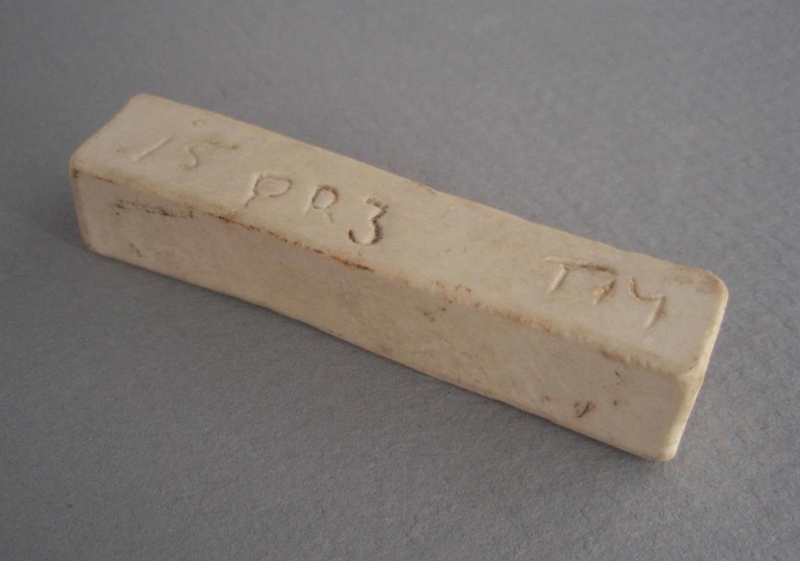 Clay test piece; Crown Lynn Potteries Limited; 1960-1985; 2009.1.1869