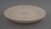 Gravy boat saucer - bisque; Crown Lynn Potteries Limited; 1971-1985; 2009.1.1176