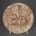 Bread and butter plate - Wayside pattern; Crown Lynn Potteries Limited; 1980-1989; 2008.1.1478