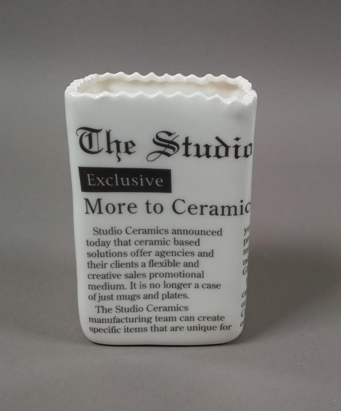 Vase - sample; Studio Ceramics NZ Ltd; 1991-2010; 2017.1.8