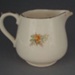 Cream jug - floral; Crown Lynn Potteries Limited; 1961-1971; 2008.1.2690