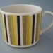 Coffee cup - Saraband pattern; Crown Lynn Potteries Limited; 1964-1968; 2008.1.1854