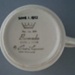 Coffee cup - Bermuda pattern; Crown Lynn Potteries Limited; 1964-1968; 2008.1.1852