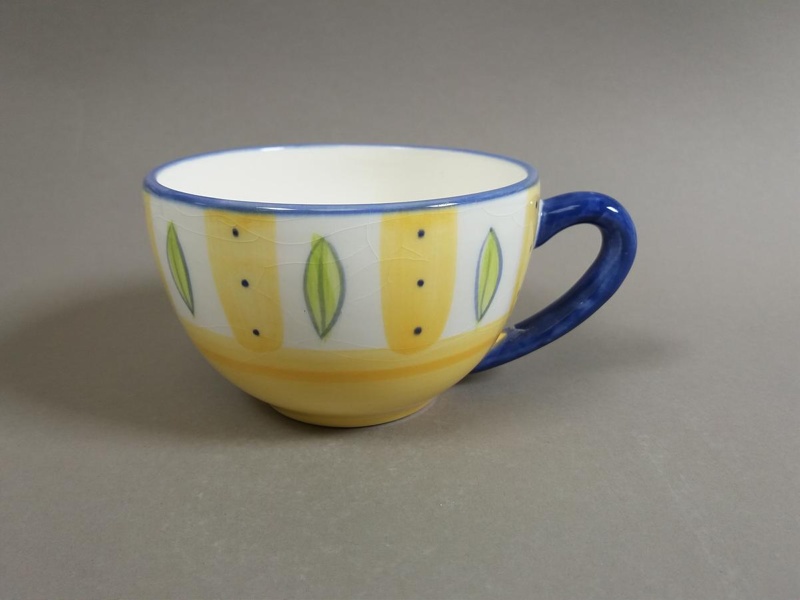 Cup - Tutti Frutti pattern; Studio Ceramics NZ Ltd; 1999; 2017.1.108