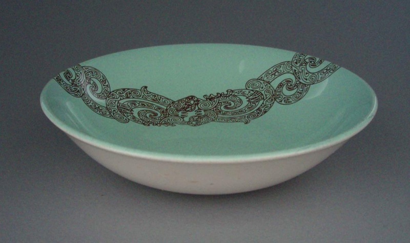 Bowl - Air New Zealand; Crown Lynn Potteries Limited; 1965-1975; 2008.1.2023