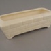 Trough with wire frame; Crown Lynn Potteries Limited; 1960-1975; 2008.1.1117.1-2