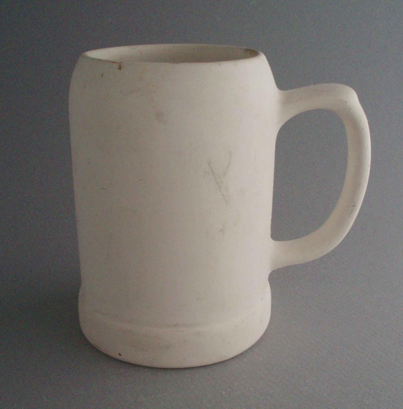 Beer mug - bisque; Crown Lynn Potteries Limited; 1988; 2008.1.1210