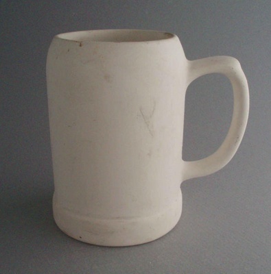 Beer mug - bisque; Crown Lynn Potteries Limited; 1988; 2008.1.1210