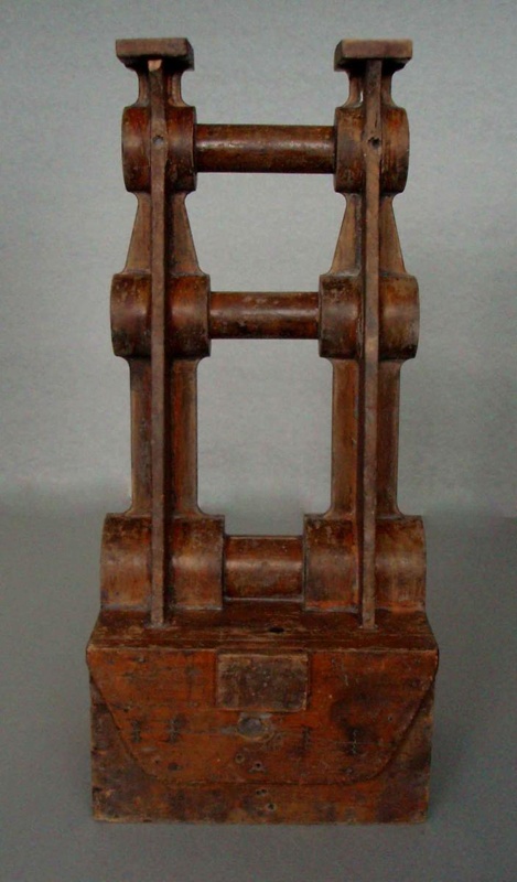 Wooden pattern - Prouty pusher; Unknown; 1950-1985; 2008.1.2473 Wooden pattern - Prouty pusher; Unknown; 1950-1985; 2008.1.2473