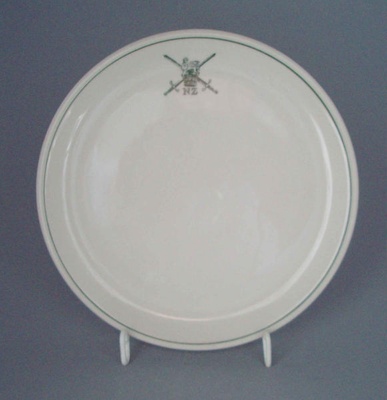 Bread and butter plate - New Zealand Army; Crown Lynn Potteries Limited; 1980; 2008.1.1290