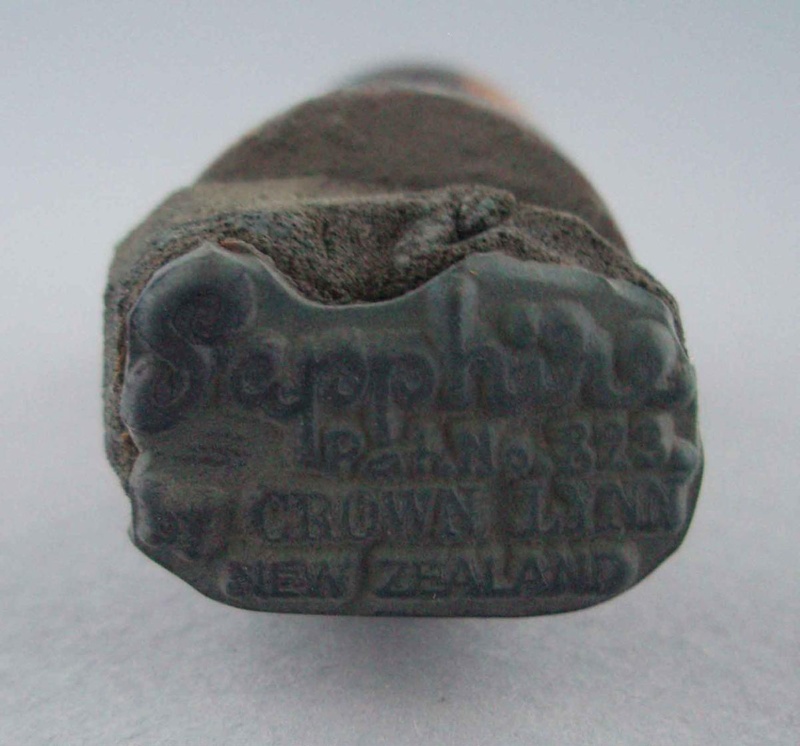 Backstamp - Sapphire; Crown Lynn Potteries Limited; 1965-1975; 2008.1.2092