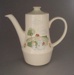 Coffee pot and lid - country scene; Crown Lynn Potteries Limited; 1982-1989; 2008.1.1544.1-2