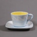 Cup and saucer - Sea Breeze; Studio Ceramics NZ Ltd; 2017.1.169