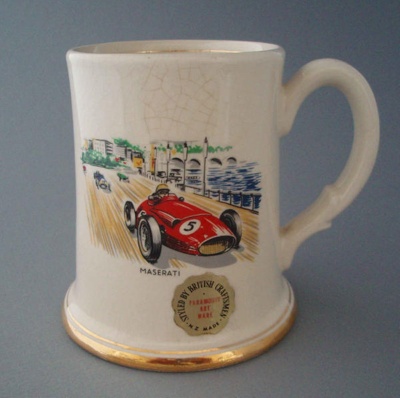 Beer stein - racing car; Titian Studio; 1958-1965; 2008.1.1826